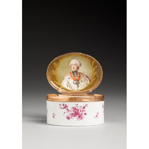 Snuffbox with a portrait of Clemens Wenceslas of Saxony